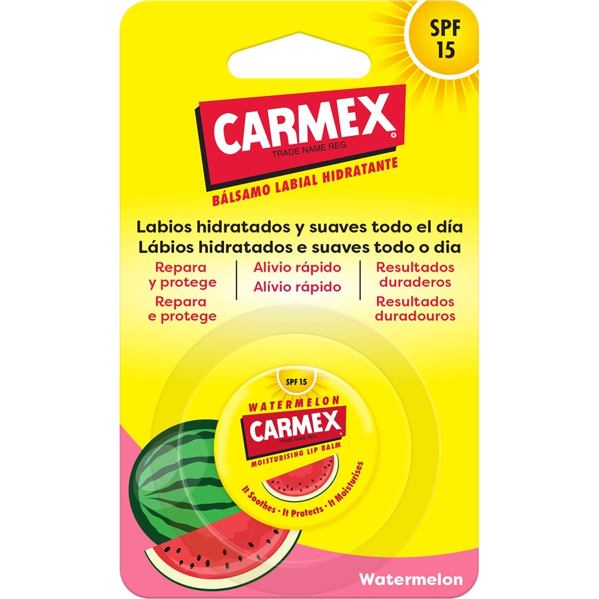 Carmex Bálsamo Labial SPF15 Tarro Sandía 7,5g