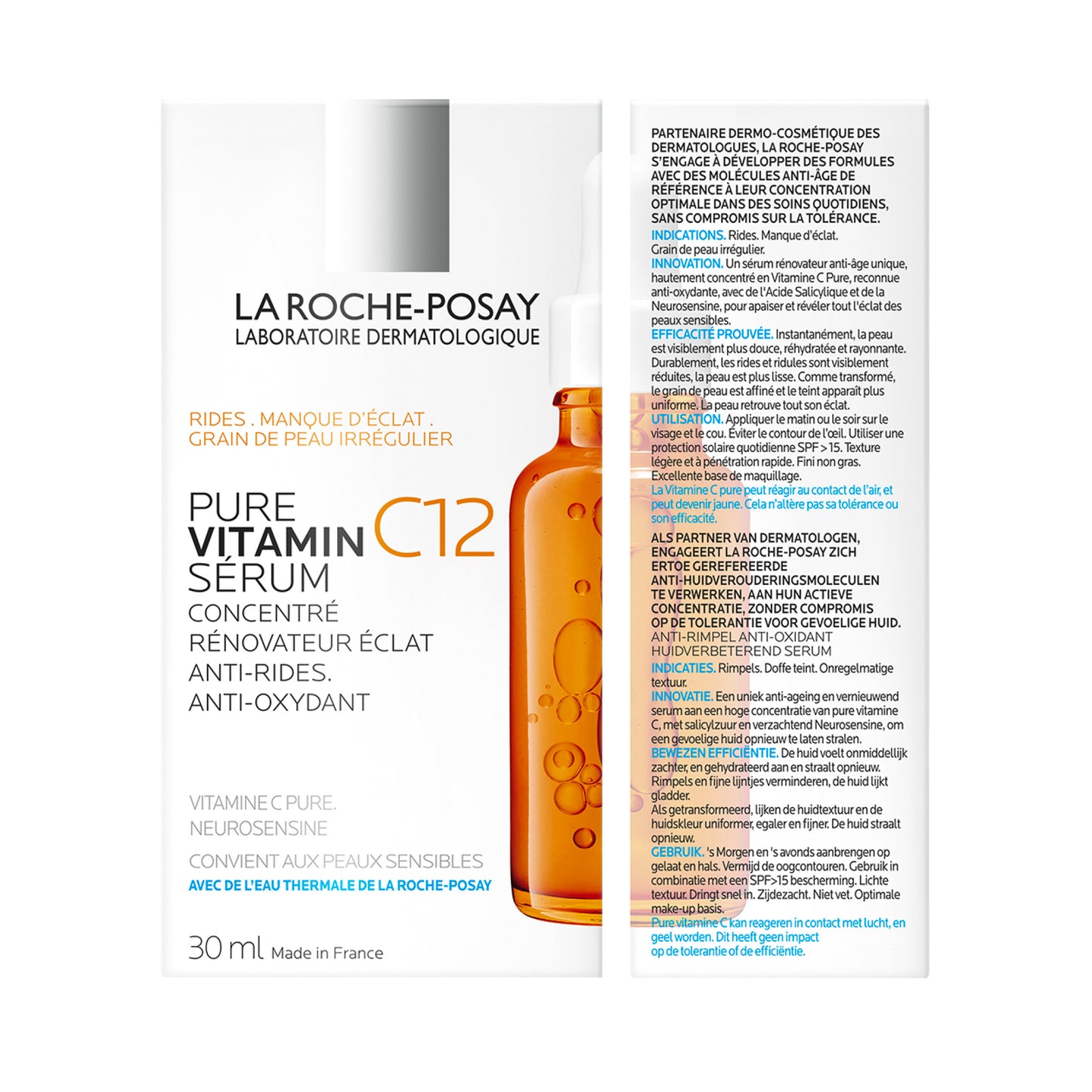 Siero antirughe puro alla vitamina C10 La Roche-Posay 30 ml