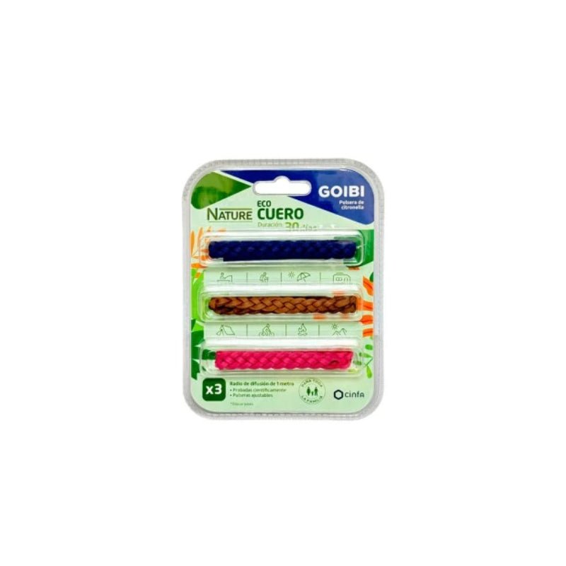 Goibi Puls Citron Eco Cuero Pulseras Repelentes 3 uds-3