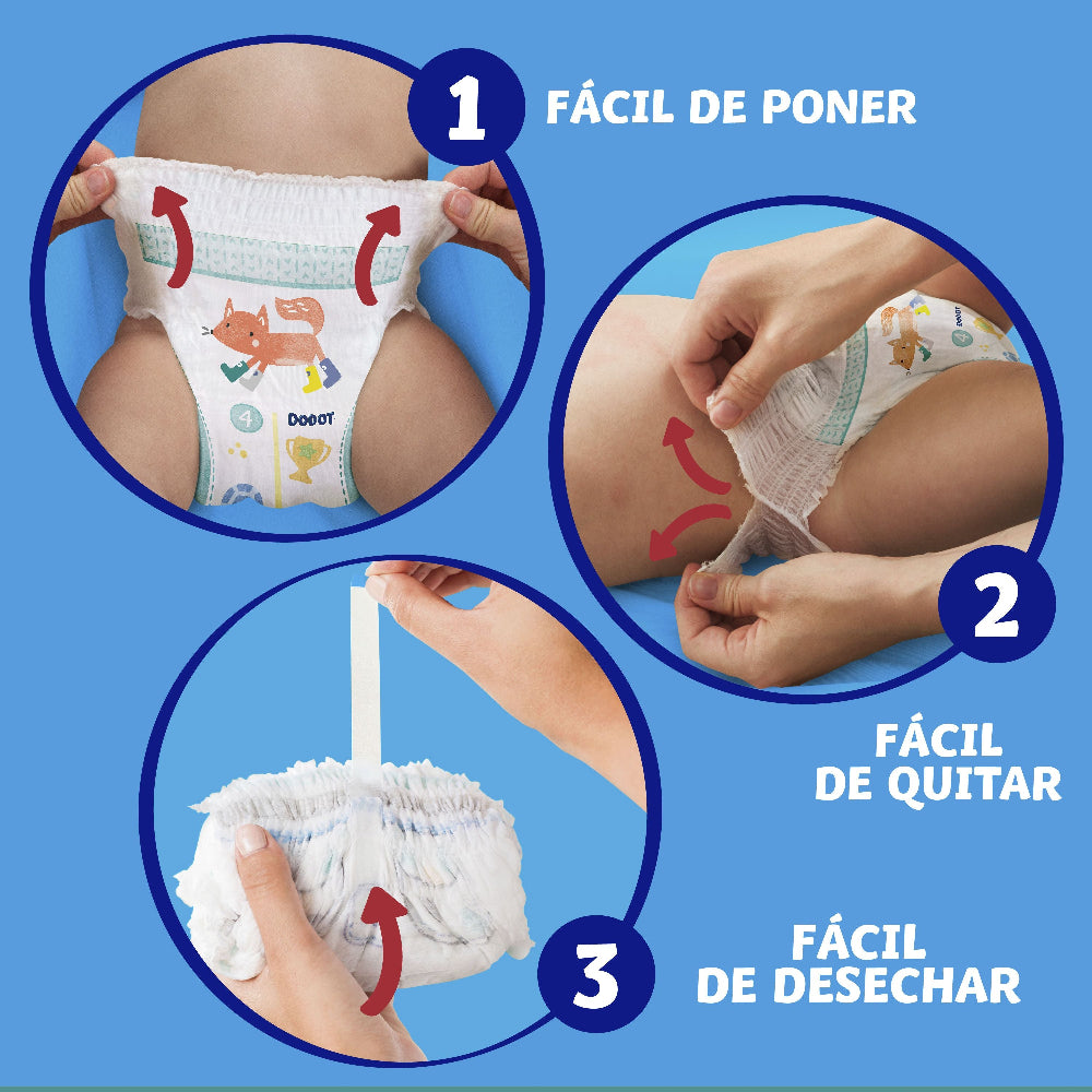 DODOT Pants Talla 4 (9-15 Kg) 33 unidades