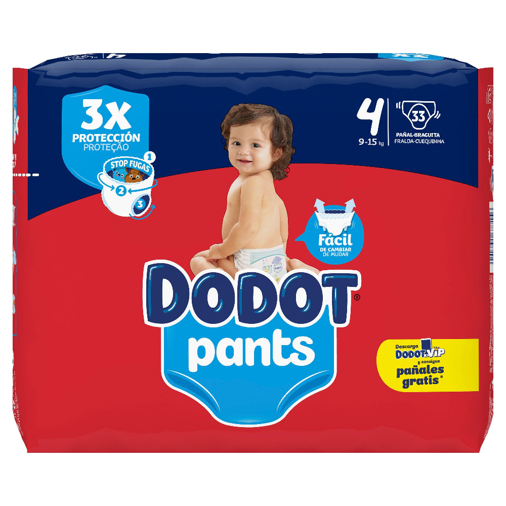 DODOT Pants Size 4 (9-15 Kg) 33 units
