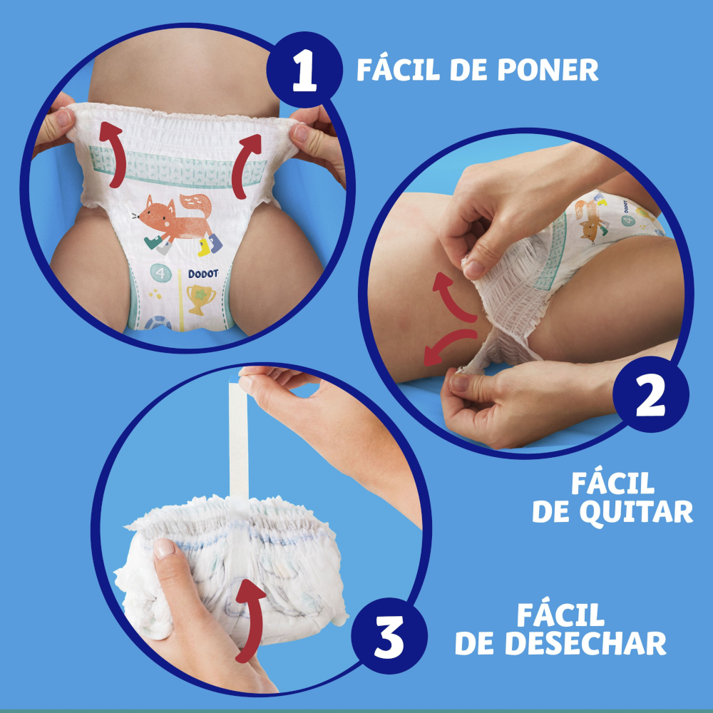 DODOT Pants Talla 5 (12-17 Kg) 30 unidades