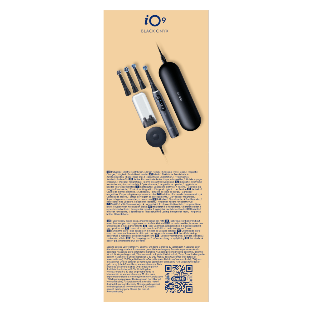 Oral-B iO 9 Cepillo de Dientes Eléctrico 4 Cabezales