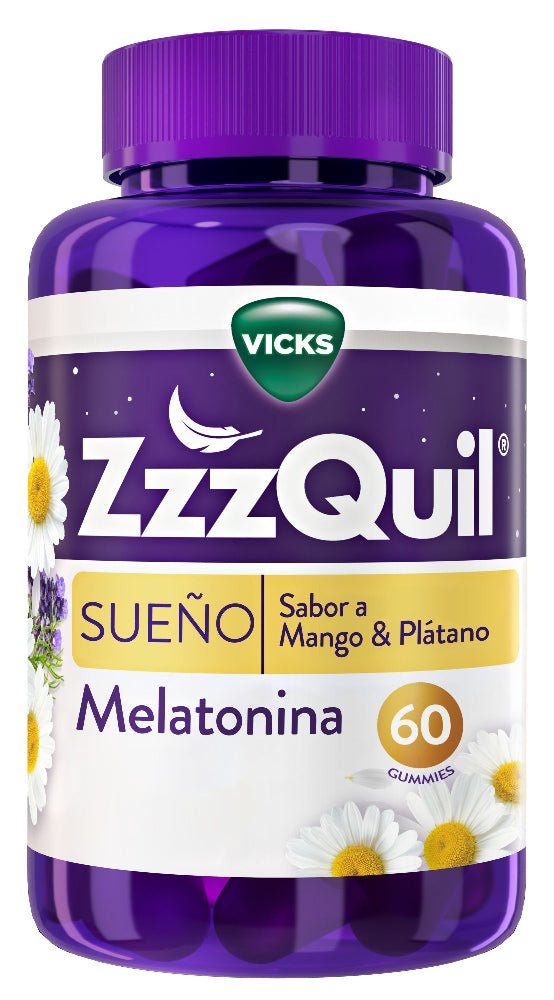 ZzzQuil Sueño Melatonina 3x60 Gummies Mango & Plátano