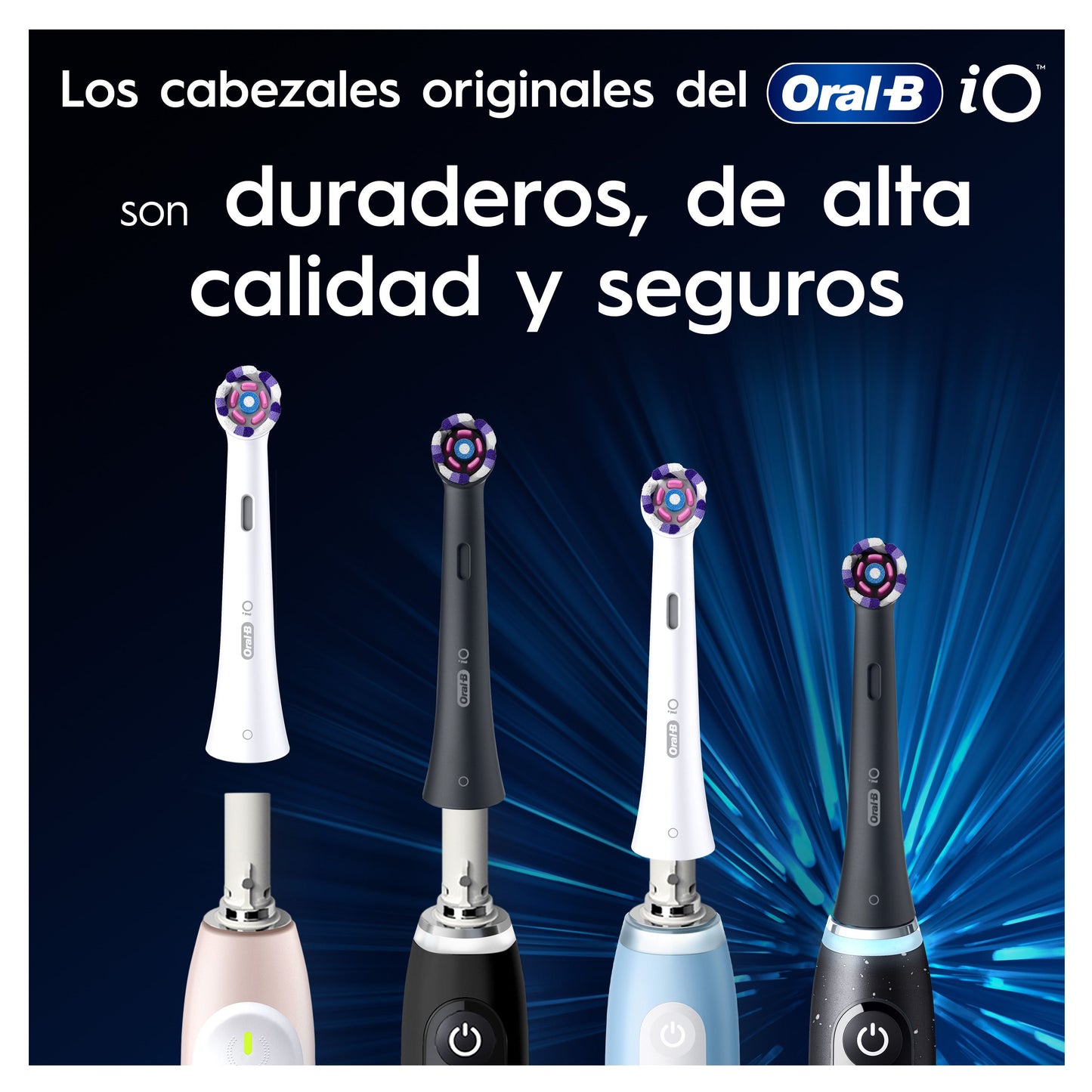 Oral-B iO Radiant White Cabezal de Reemplazo 4 uds