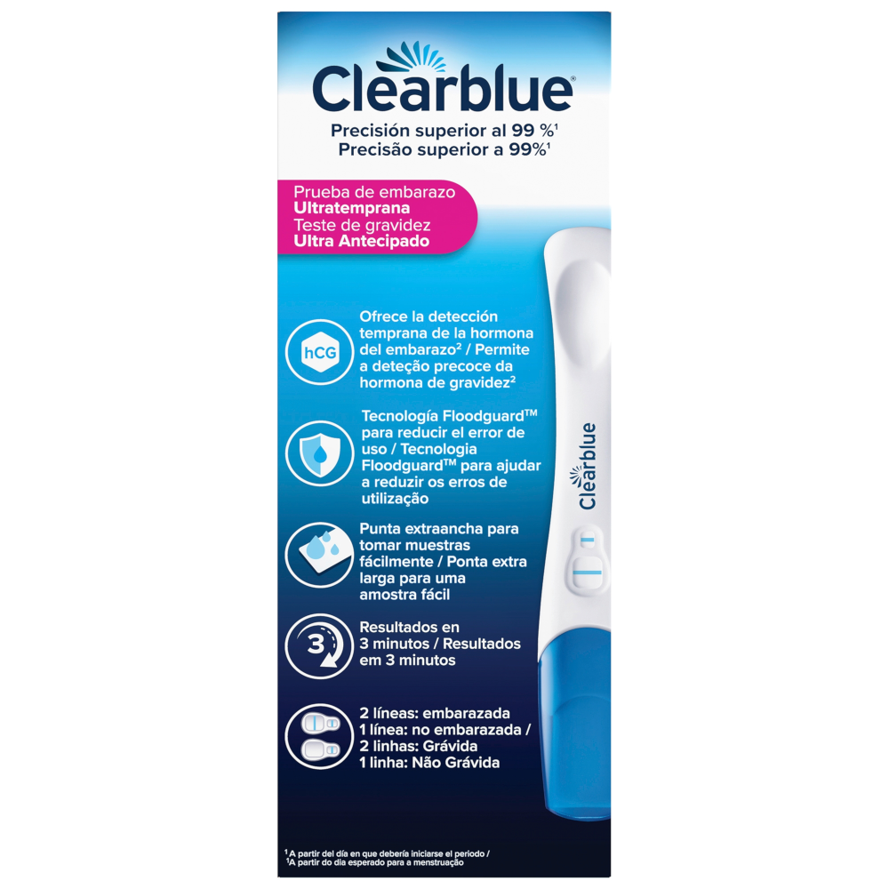 Clearblue Test Embarazo Analógico Detección Temprana 2 Uds