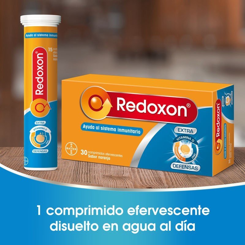 REDOXON Extra Defensas 30+15 Comprimidos Efervescentes-3