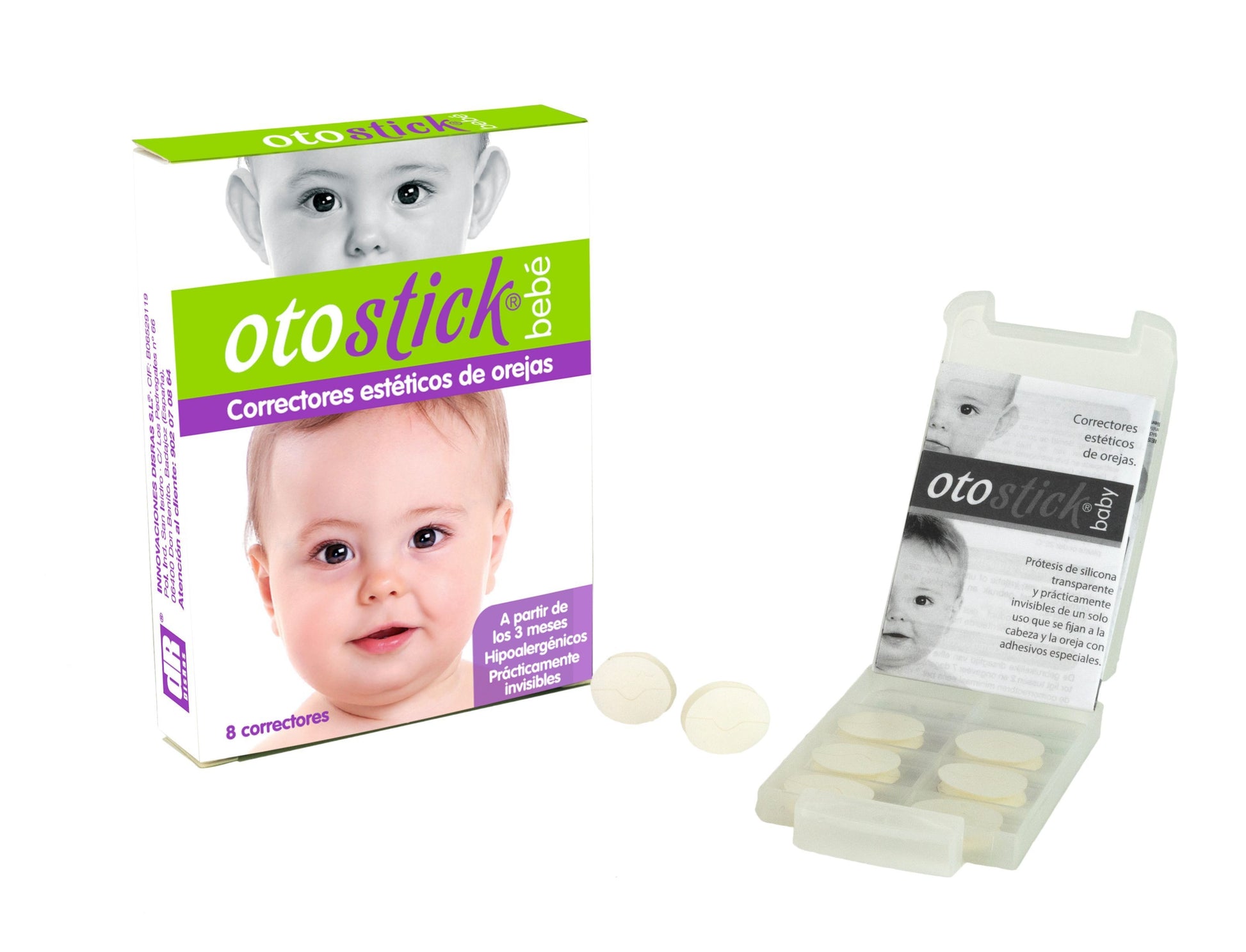 OTOSTICK Bebe Corrector de Orejas 8 Unidades-1
