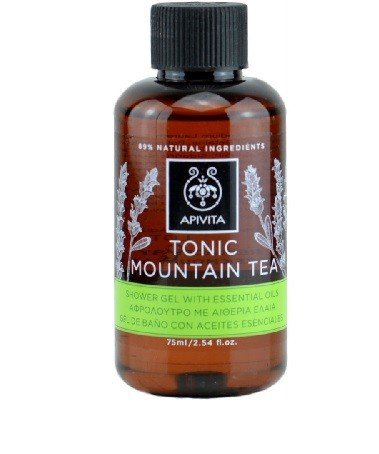 Apivita Gel de Baño Tonic Mountain Tea 75ml-1