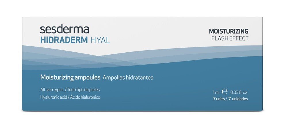 SESDERMA Hidraderm Hyal Ampollas Hidratantes Ácido Hialurónico 7 ampollas-1
