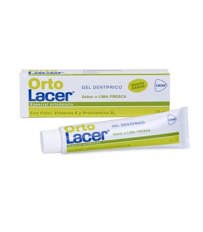 ORTO LACER Pasta de Dientes Sabor Lima 75ml-1