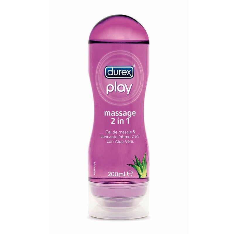 DUREX Play Masaje Relajante Lubricante Íntimo 2en1 Aloe Vera 200ml-2