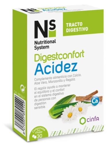 Nutritional System Digestconfort Complemento Alimenticio 30 comprimidos-3