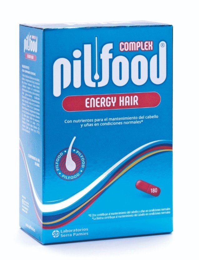 PILFOOD Complex Energy Hair 180 Comprimidos-1