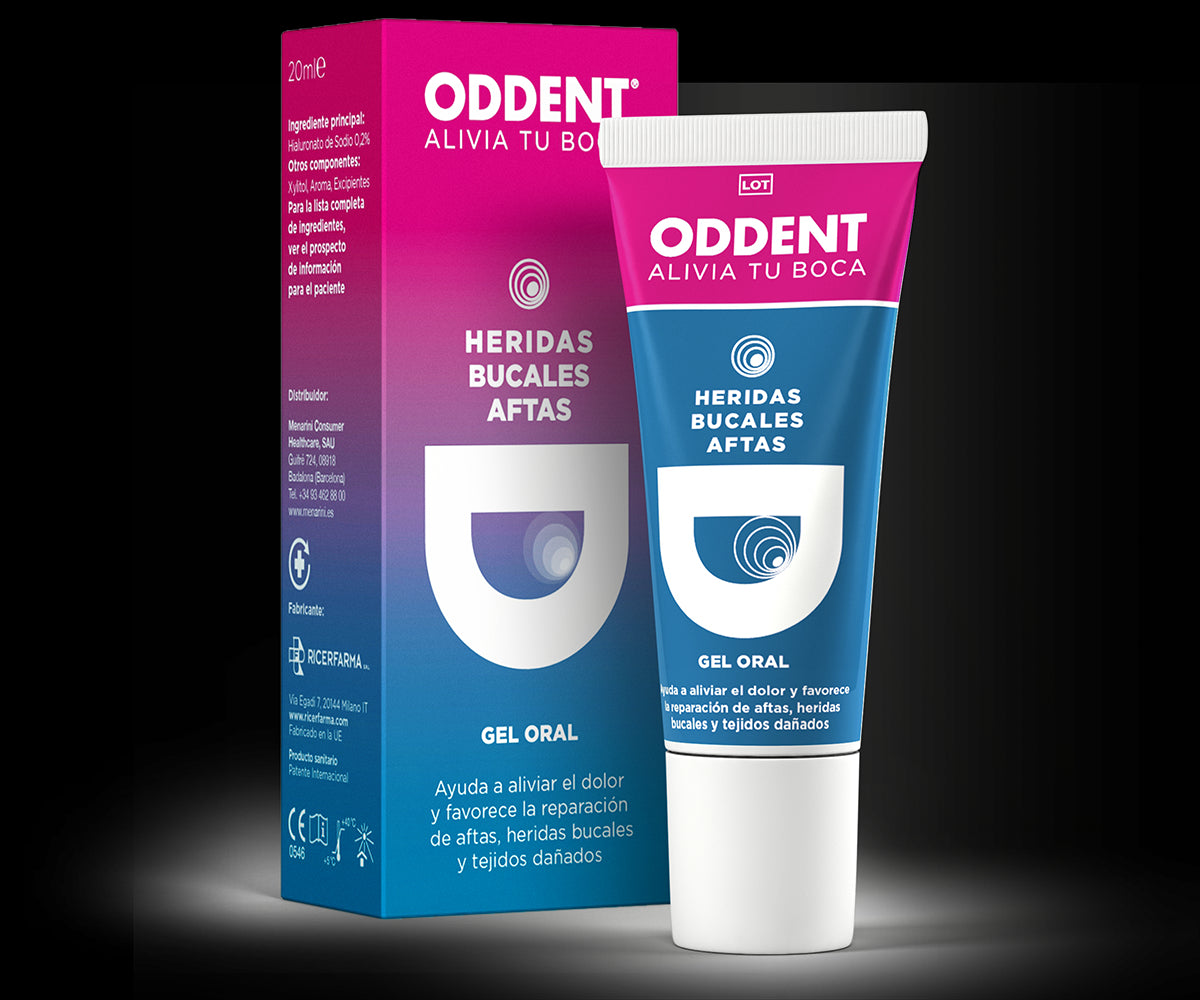 ODDENT Gel Oral Llagas y Heridas Bucales 20ml-1