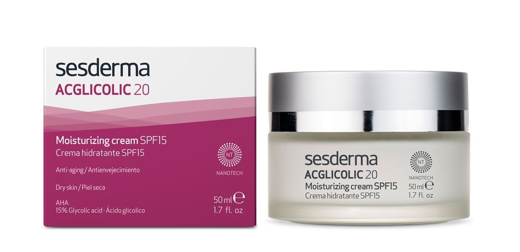 SESDERMA Acglicolic 20 Crema Hidratante SPF15-1