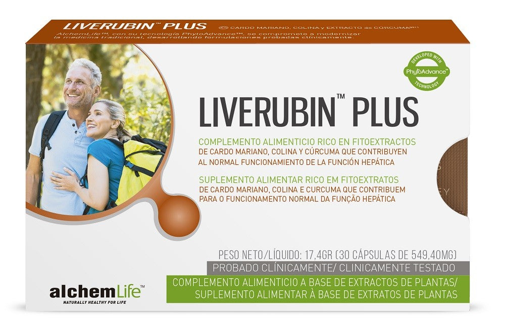 ALCHEMLIFE Liverubin Plus 30 cápsulas-1