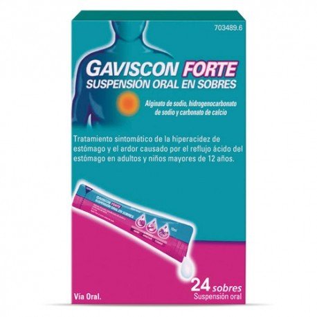 GAVISCON Forte Suspensión Oral 24 Sobres 10ml-1