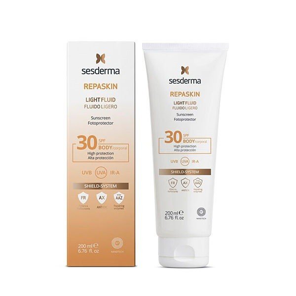 SESDERMA Repaskin Fluido Ligero Fotoprotector Corporal SPF30 200ml-1