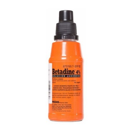 Betadine Jabonoso Desinfectante 4% 125ML-1