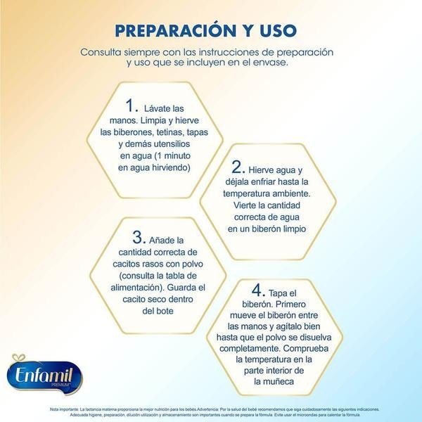 Enfamil 2 Pack 4x800gr Premium Complete Leche Infantil de Continuación-7