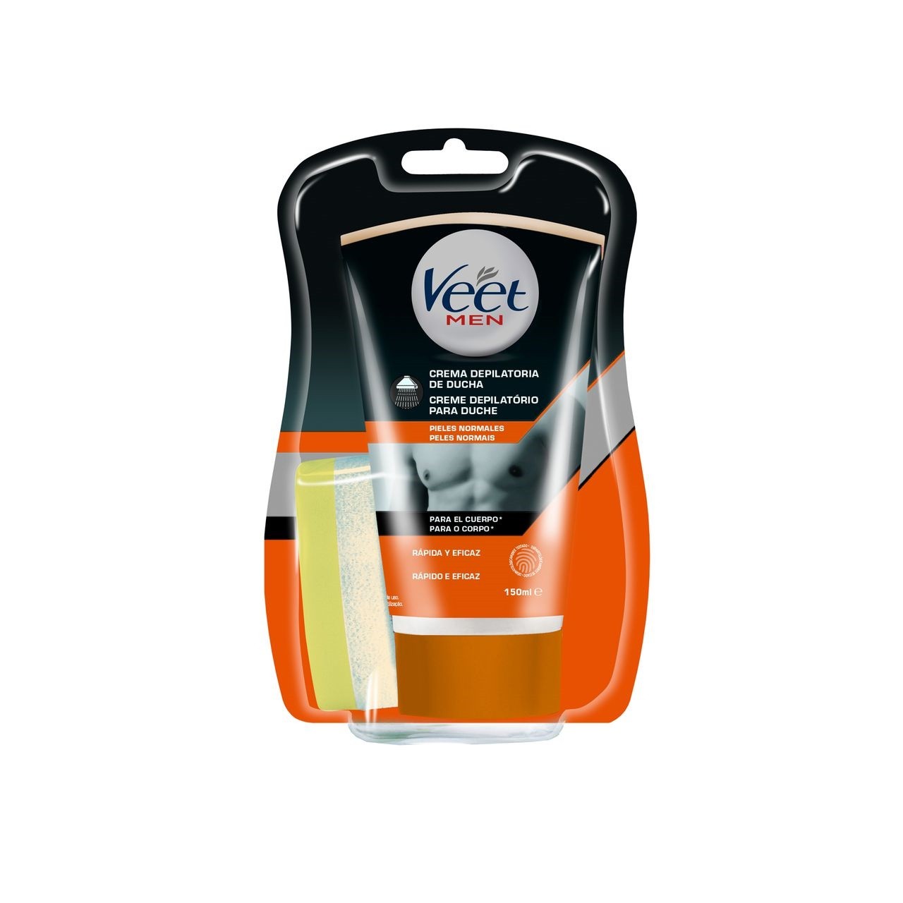 VEET Men Crema Depilatoria de Ducha para Cuerpo 150ml-2