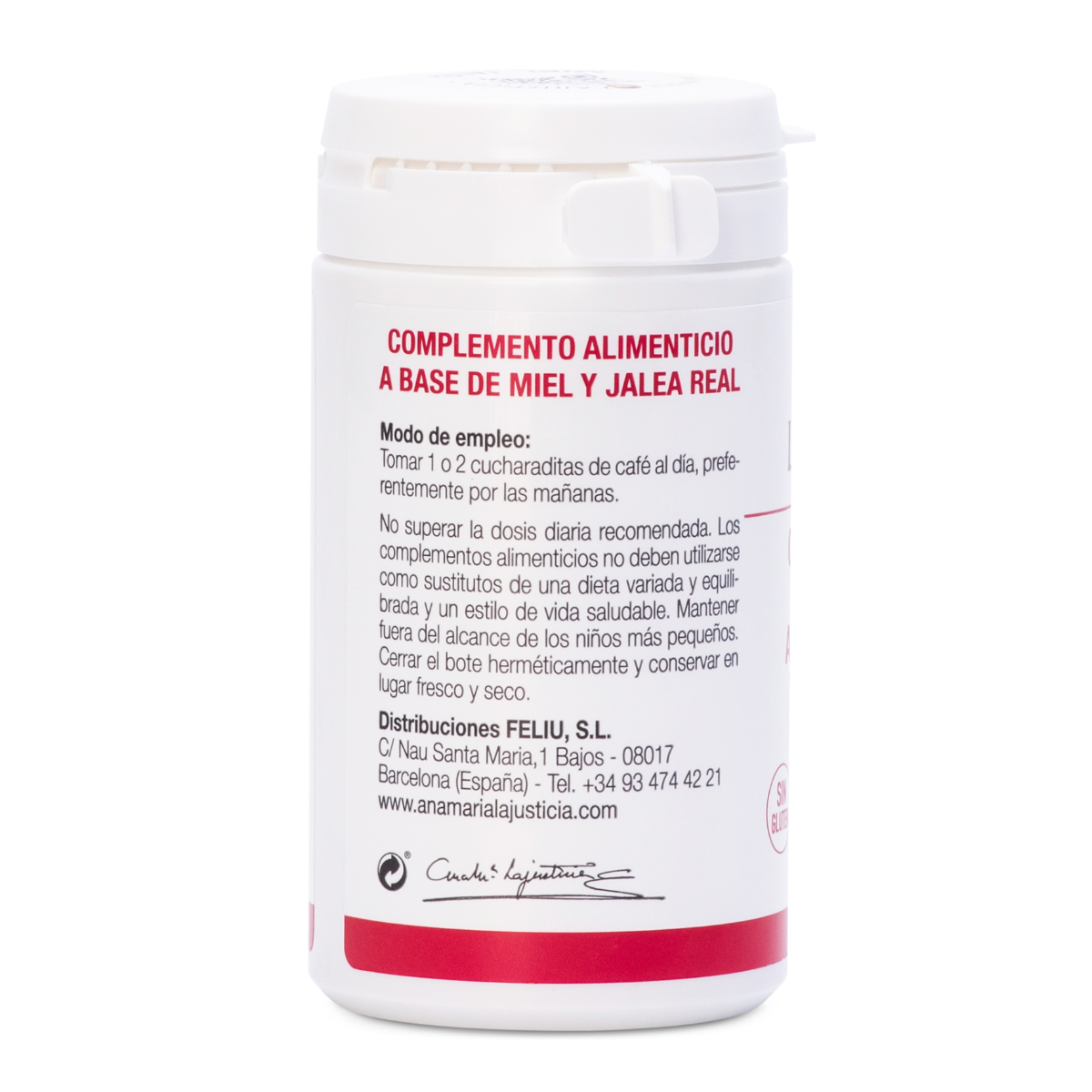 Ana María Lajusticia Gelée Royale au Miel 135 g