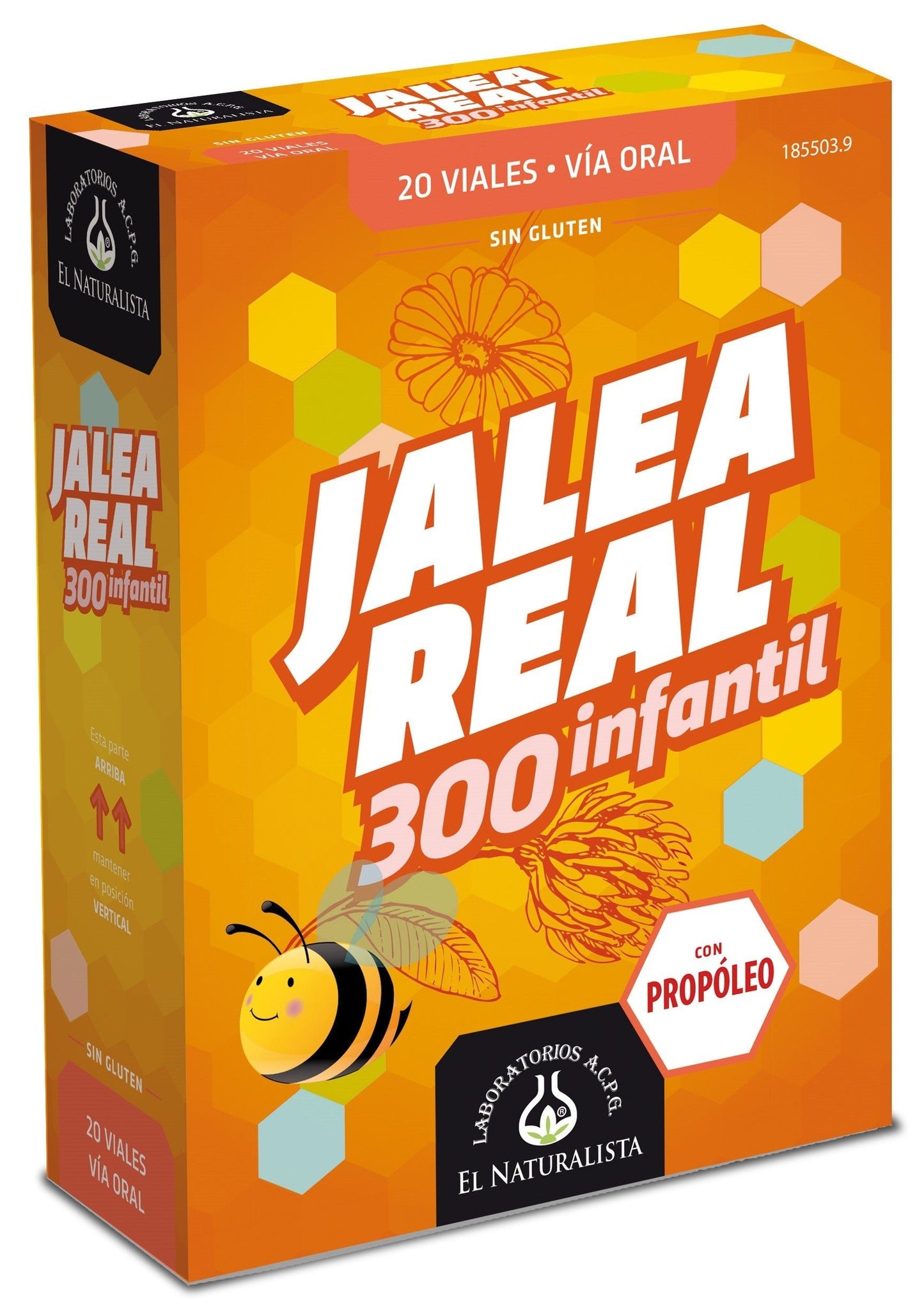 JALEA REAL con Propóleo Infantil 300 El Naturalista 20 viales-1
