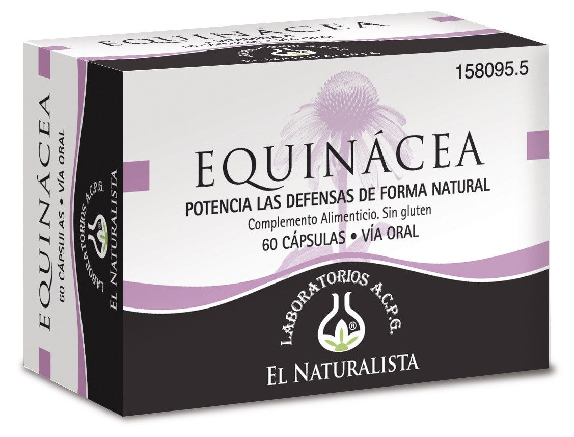 EQUINÁCEA + VITAMINA C El Naturalista 60 cápsulas-1
