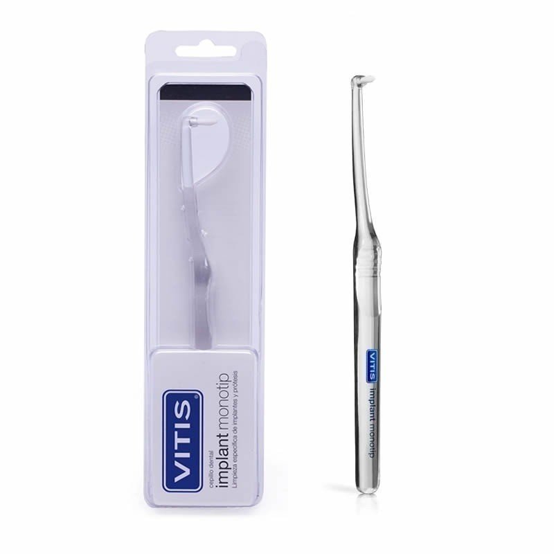 VITIS Cepillo Dental Implant Monotip Azul-3