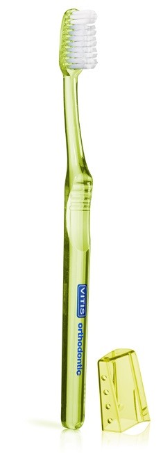 VITIS Orthodontic Cepillo de Dientes Ortodoncia Morado-3