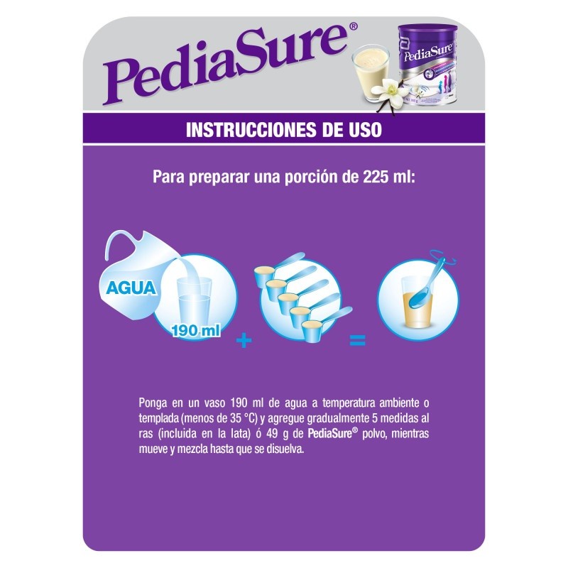 PediaSure Polvo Vainilla 850gr-2