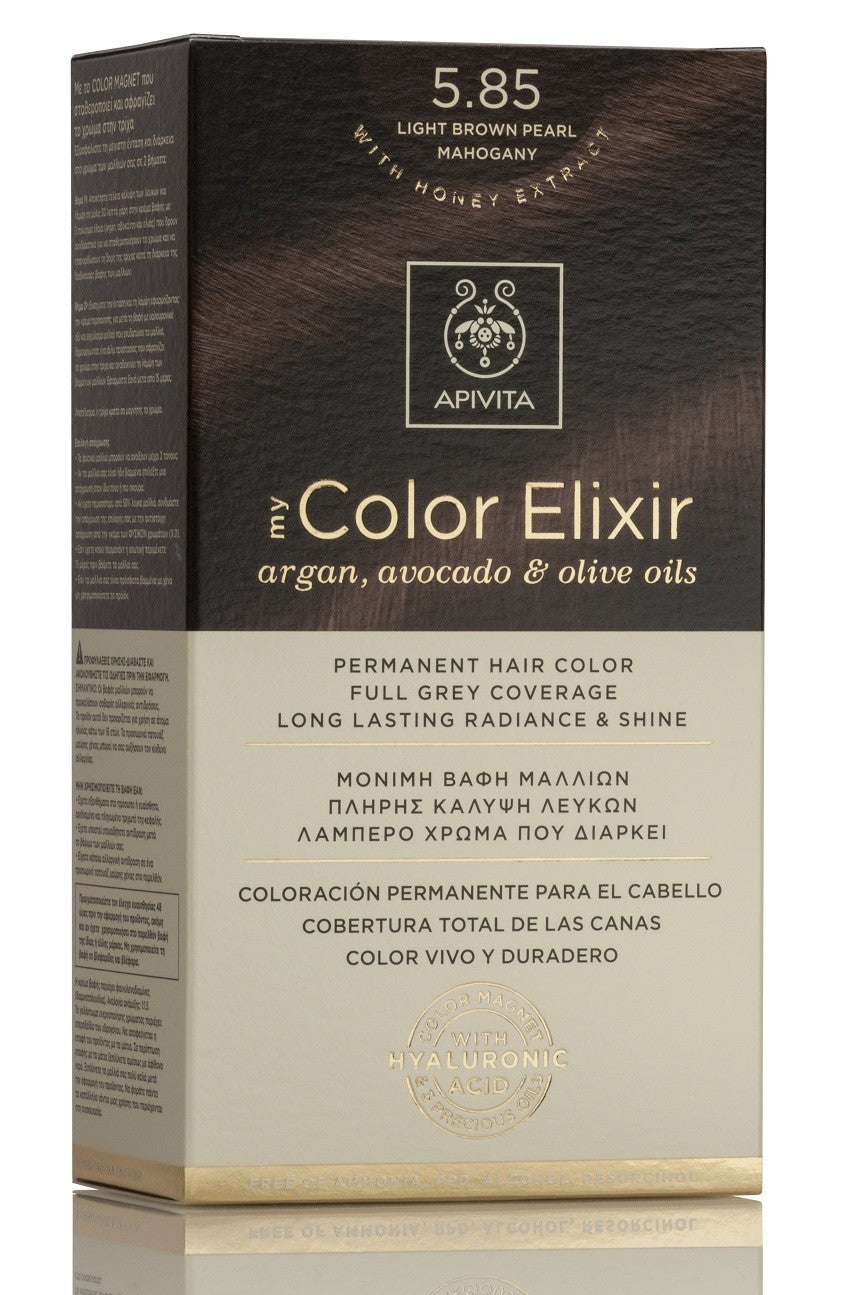 APIVITA Tinte 5.85 Castaño Claro Perlado Caoba My Color Elixir-1