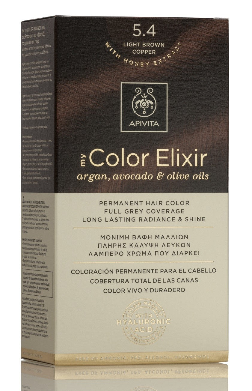APIVITA Tinte 5.4 Castaño Claro Cobrizo My Color Elixir-1