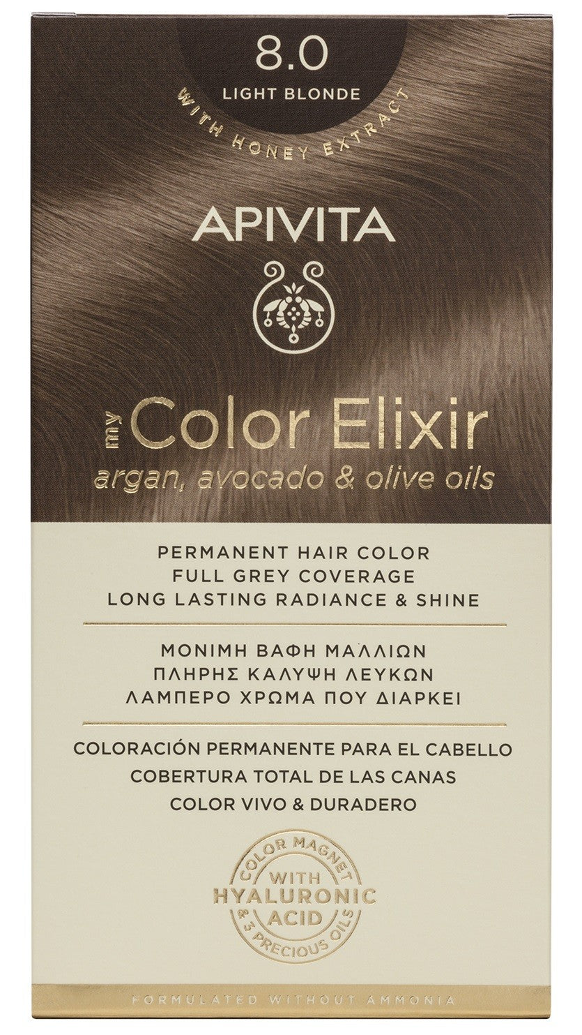 APIVITA Tinte 8.0 Rubio Claro My Color Elixir-1