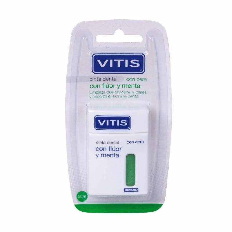 VITIS Cinta Dental con Flúor y Menta 50m-2