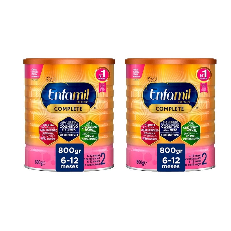 Enfamil 2 PACK 2x800gr Premium Complete Leche Infantil-2
