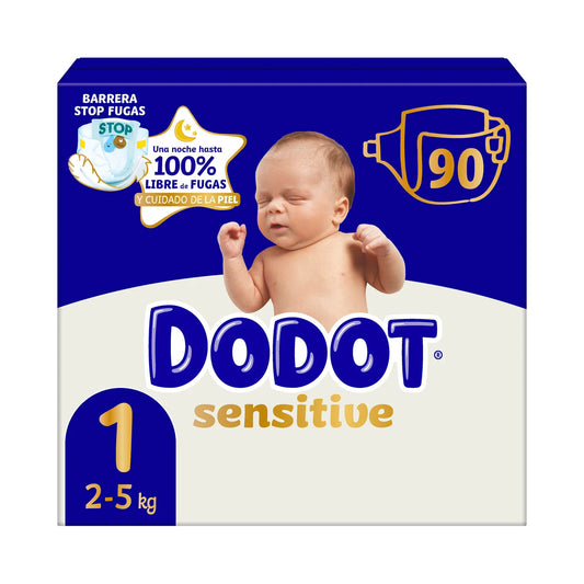Dodot Sensitive Couches pour Enfants Taille 1 90 unités