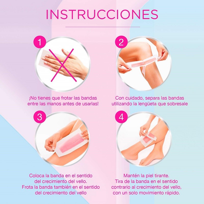 VEET Bandas de Cera Depilatorias Cuerpo y Piernas Piel Normal 20 uds-7