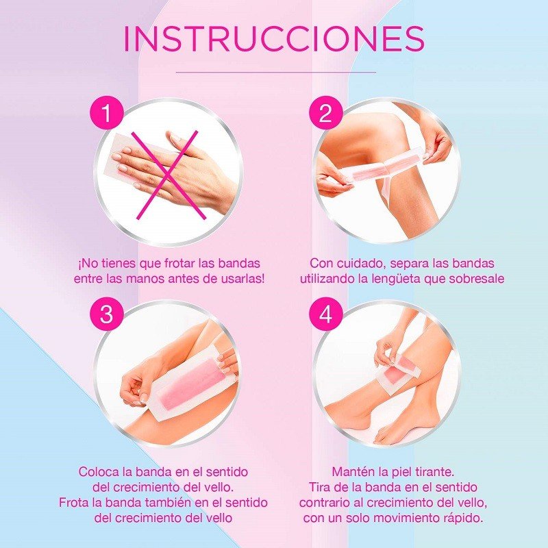 VEET Bandas de Cera Depilatorias Cuerpo y Piernas Piel Normal 20 uds-7