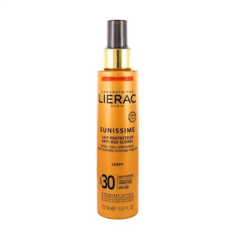 LIERAC Sunissime Leche Protectora Antiedad en Spray Spf30 Corporal 150ml-1
