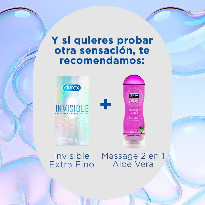 DUREX Preservativo Invisible Extra Sensitivo 12 unidades-7