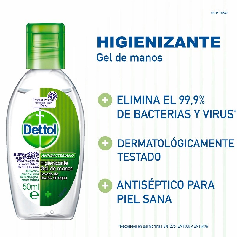 DETTOL Duplo Gel de Manos Antibacteriano 2x50ml-2
