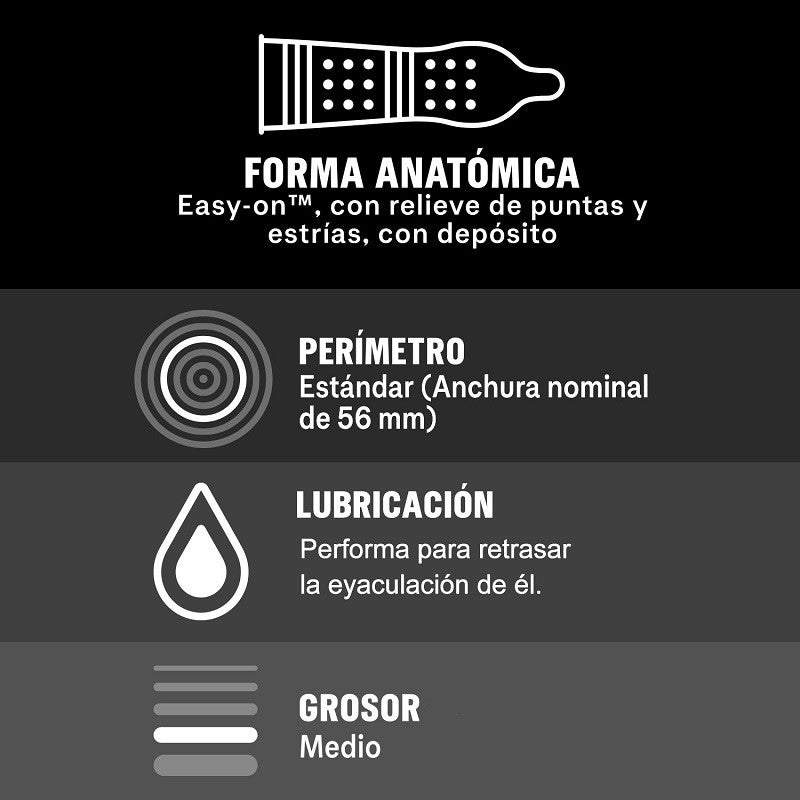 DUREX Preservativos Mutual Climax 12 unidades-4