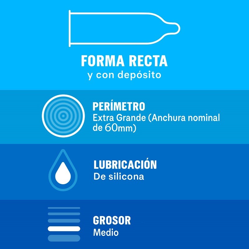 DUREX Preservativo Natural XL 12uds-4