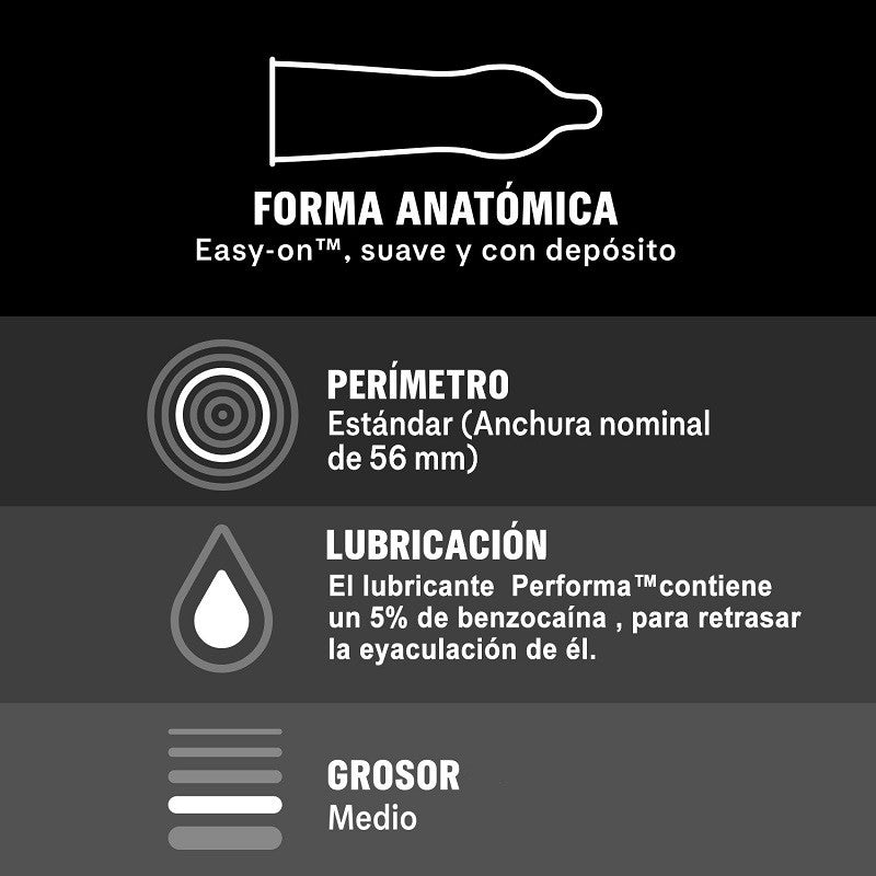 DUREX Preservativo Placer Prolongado 12 Unidades-4