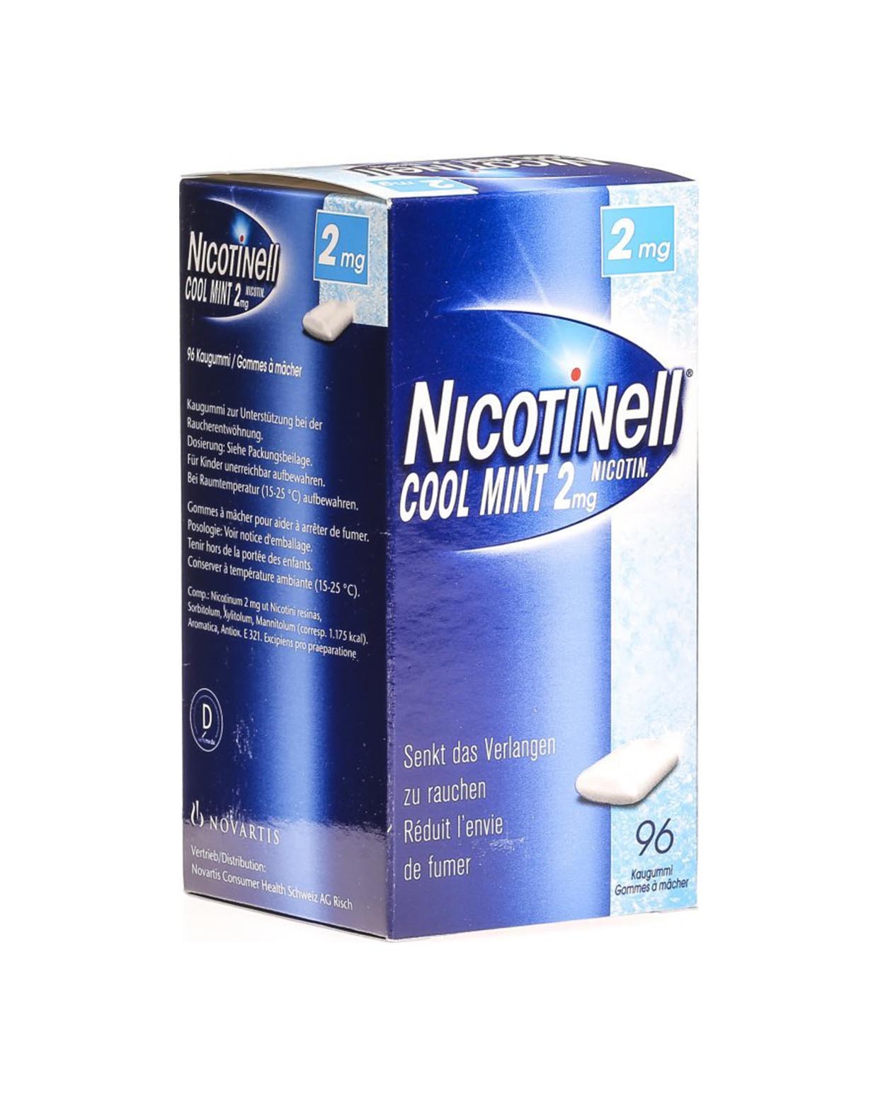 NICOTINELL Cool Mint 2MG 96 Chicles-1