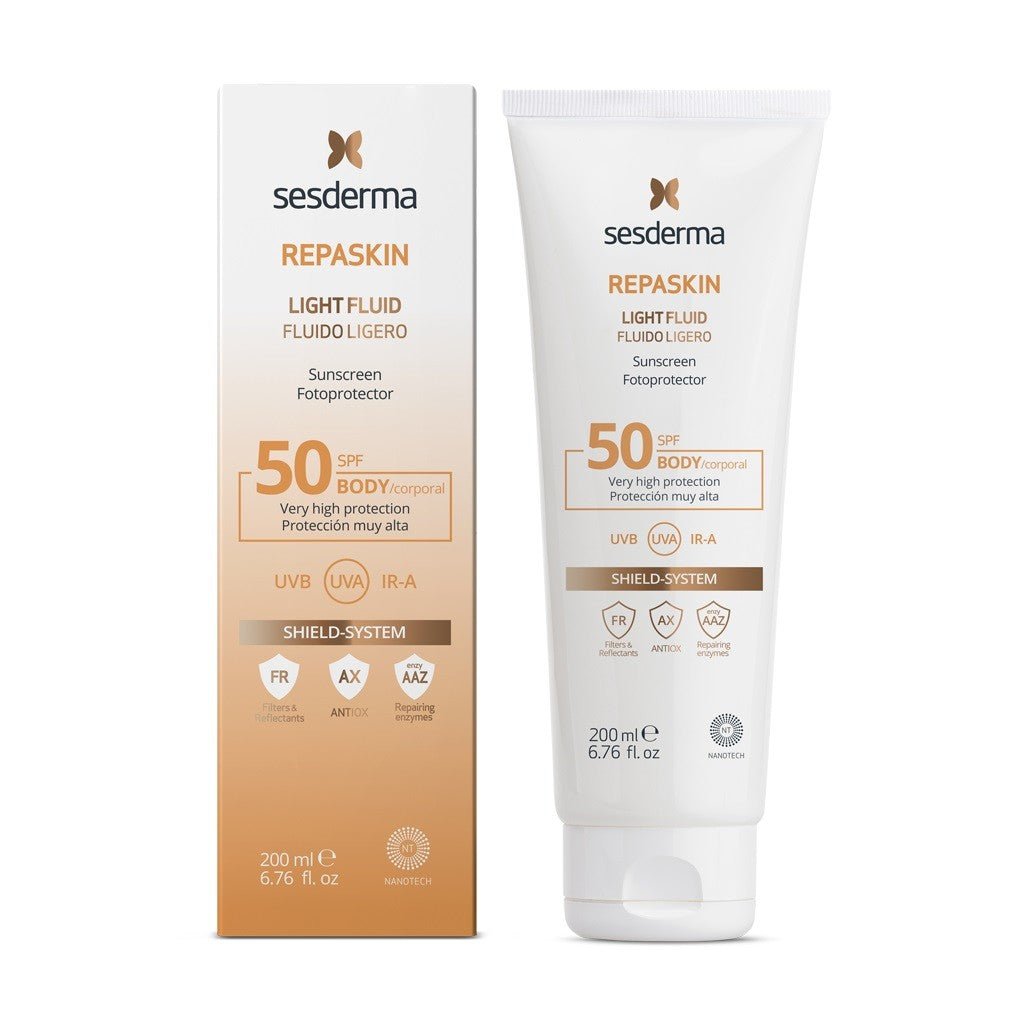 SESDERMA Repaskin Fluido Ligero Fotoprotector Corporal SPF50 200ml-1