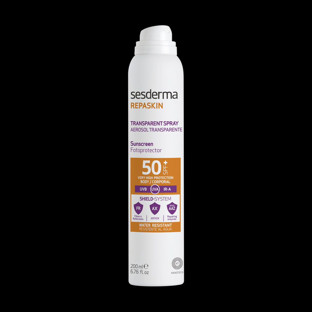 SESDERMA Repaskin Aerosol Transparente SPF50 200ml-1