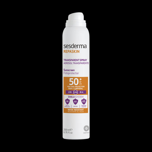 SESDERMA Repaskin Aerosol Transparente SPF50 200ml-1
